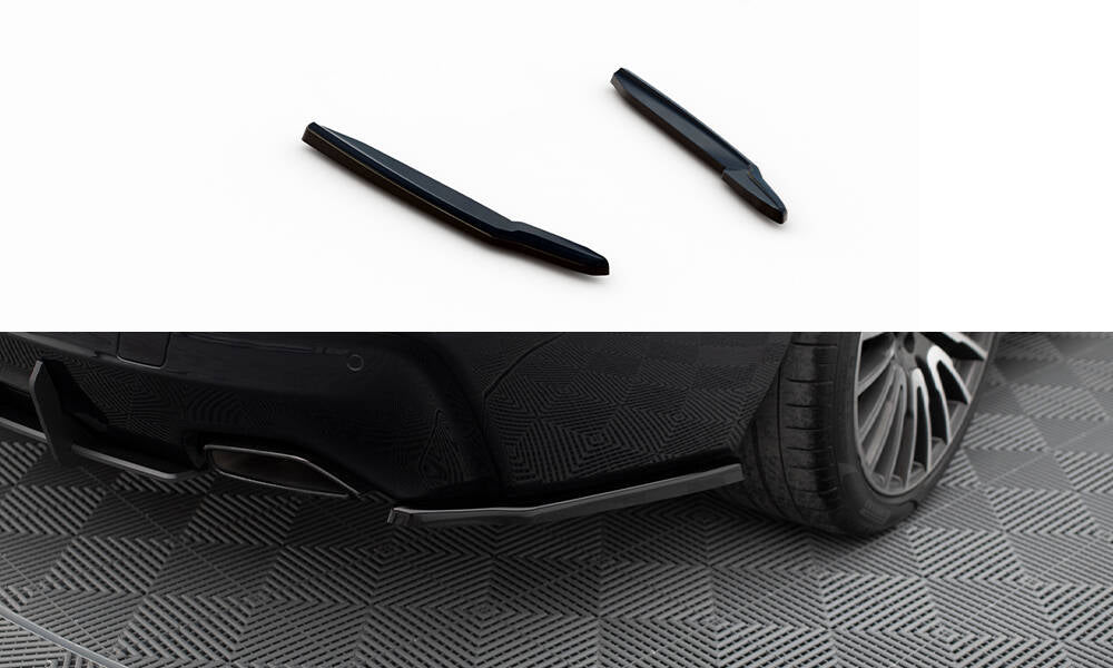 Heck Ansatz Flaps Diffusor für BMW 6er GT G32 M-Paket schwarz Hochglanz