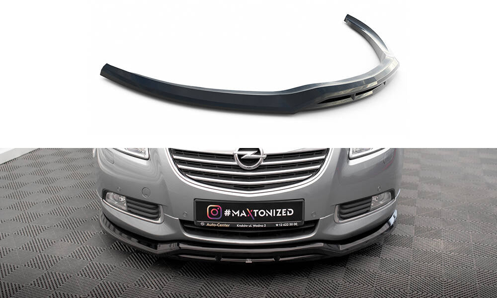Front Ansatz für Opel Insignia OPC-Line Mk1 schwarz Hochglanz