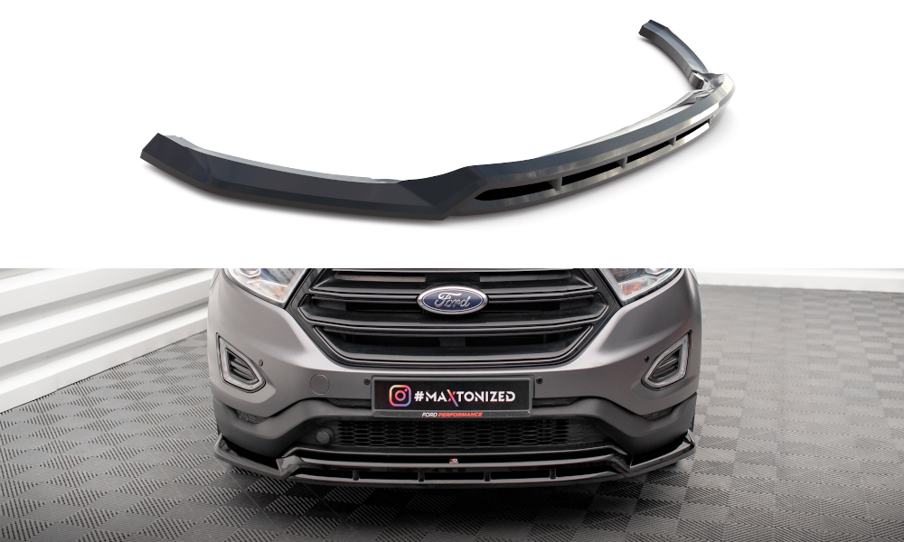 Front Ansatz für Ford Edge Mk2 schwarz Hochglanz