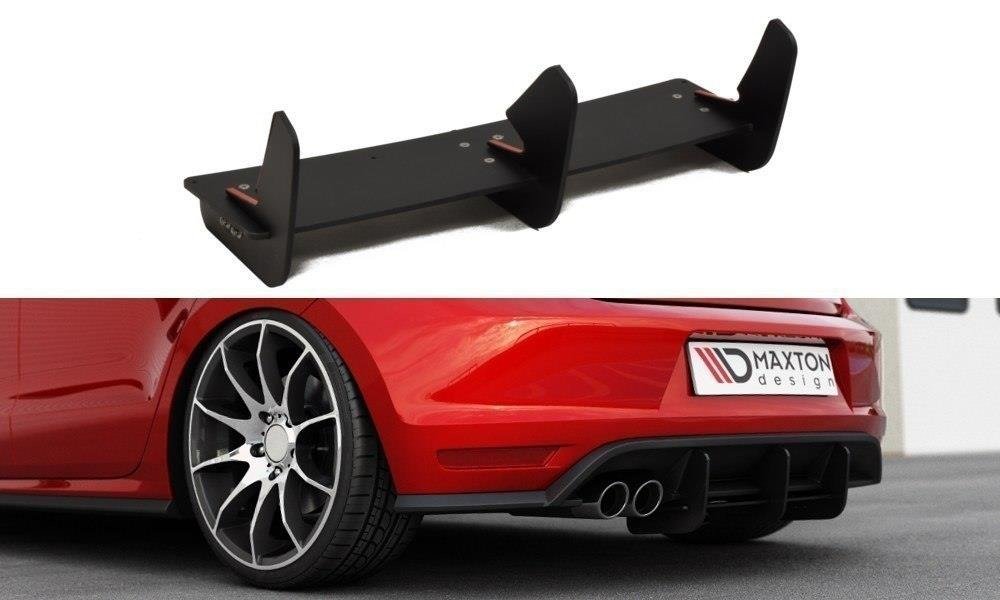 Diffusor Heck Ansatz für Heckschürze für VW Polo GTI Mk5 Facelift