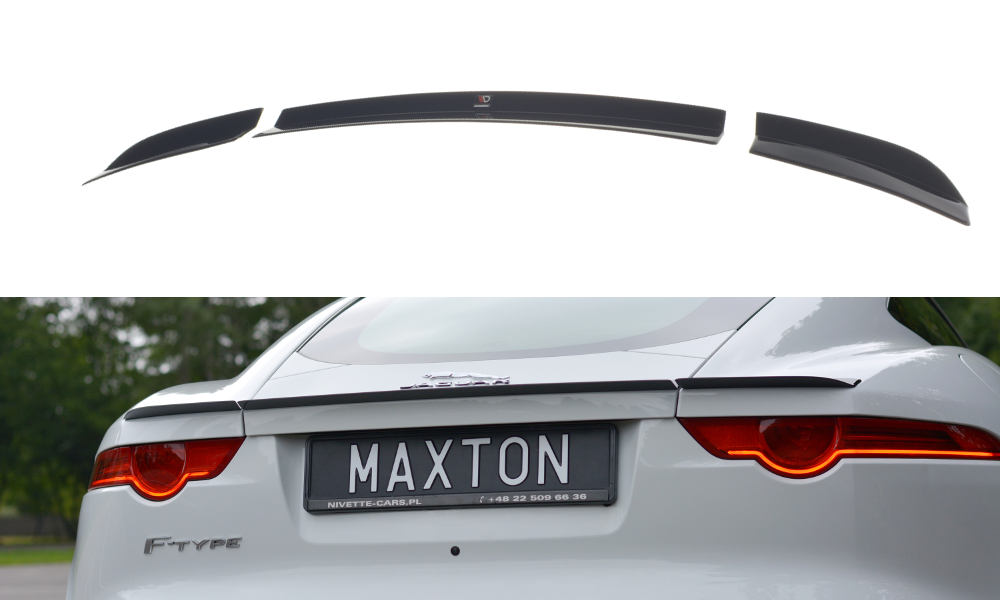 Spoiler CAP für JAGUAR F-TYPE schwarz Hochglanz