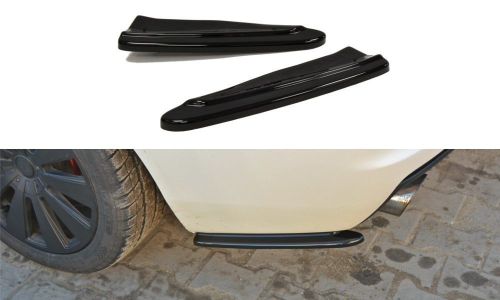 Heck Ansatz Flaps Diffusor für CHEVROLET CAMARO V SS - EU, US VERSION (vor Facelift) Carbon Look