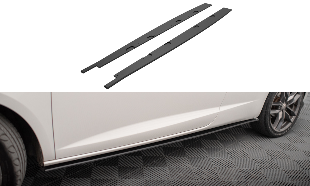 Street Pro Seitenschweller Ansatz für Seat Ibiza Cupra Sport Coupe Mk4