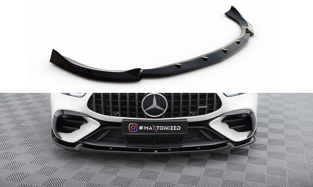 Front Ansatz V.2 für Mercedes-AMG GT 43 4 Door Coupe V8 Styling Package schwarz Hochglanz