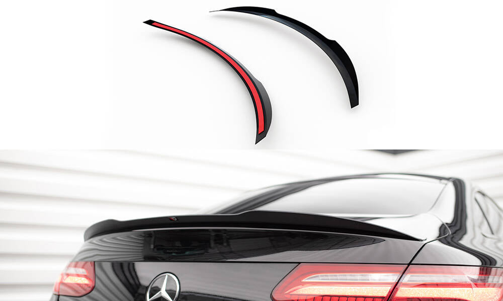 Spoiler CAP für Mercedes-Benz E-Klasse W213 Coupe (C238) AMG-Line / 53 AMG schwarz Hochglanz