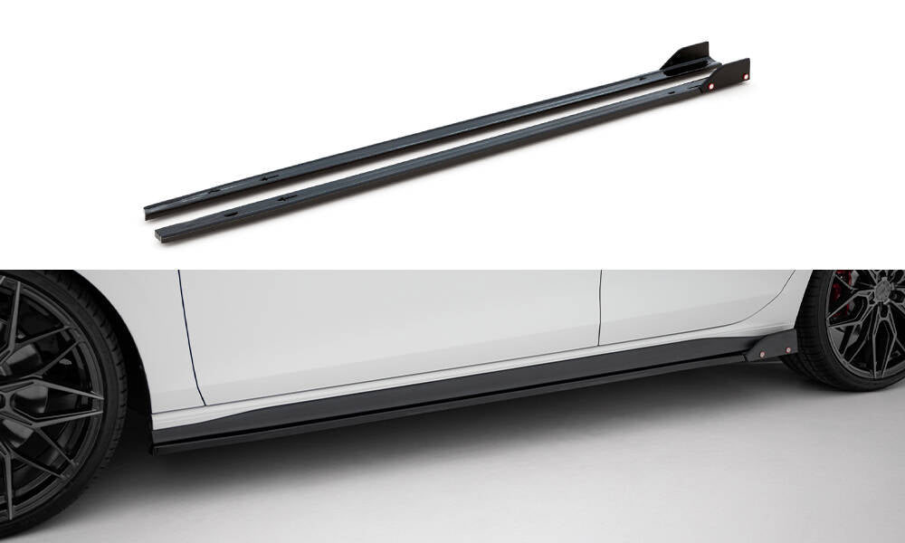 Seitenschweller Ansatz V.2 für + Flaps für VW Golf GTI / GTE / GTI Clubsport / GTD / R-Line Mk8