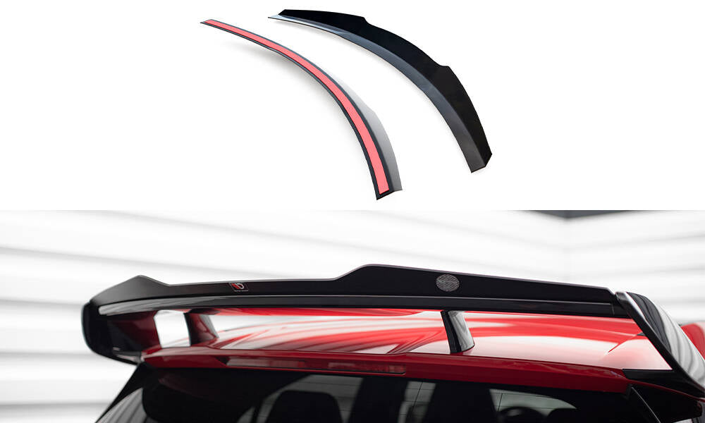 Spoiler CAP für Mercedes A W176 AMG Facelift schwarz Hochglanz