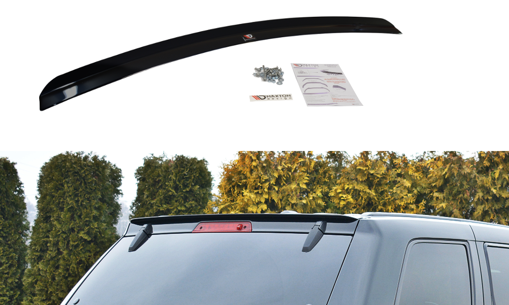 Spoiler CAP für JEEP GRAND CHEROKEE WK STR8 schwarz Hochglanz