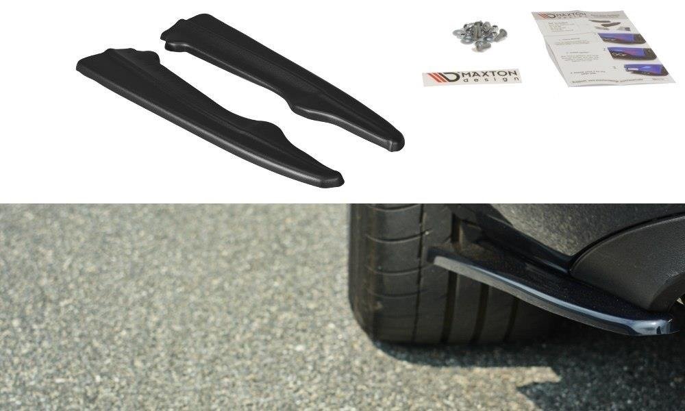 Heck Ansatz Flaps Diffusor für Mercedes - Benz E Coupe / Cabrio C207 Facelift / A207 Facelit schwarz Hochglanz