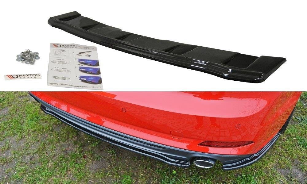 Heckansatz Audi A5 F5 S-Line schwarz Hochglanz