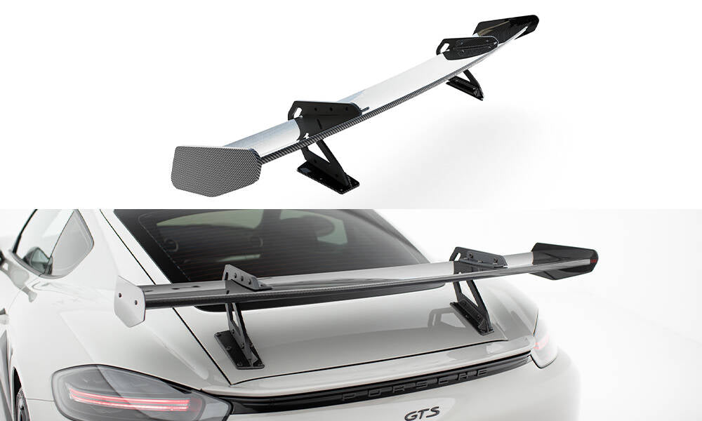 Carbon Spoiler With Upper Swan Mounting V.1 Porsche 718 Cayman 982c