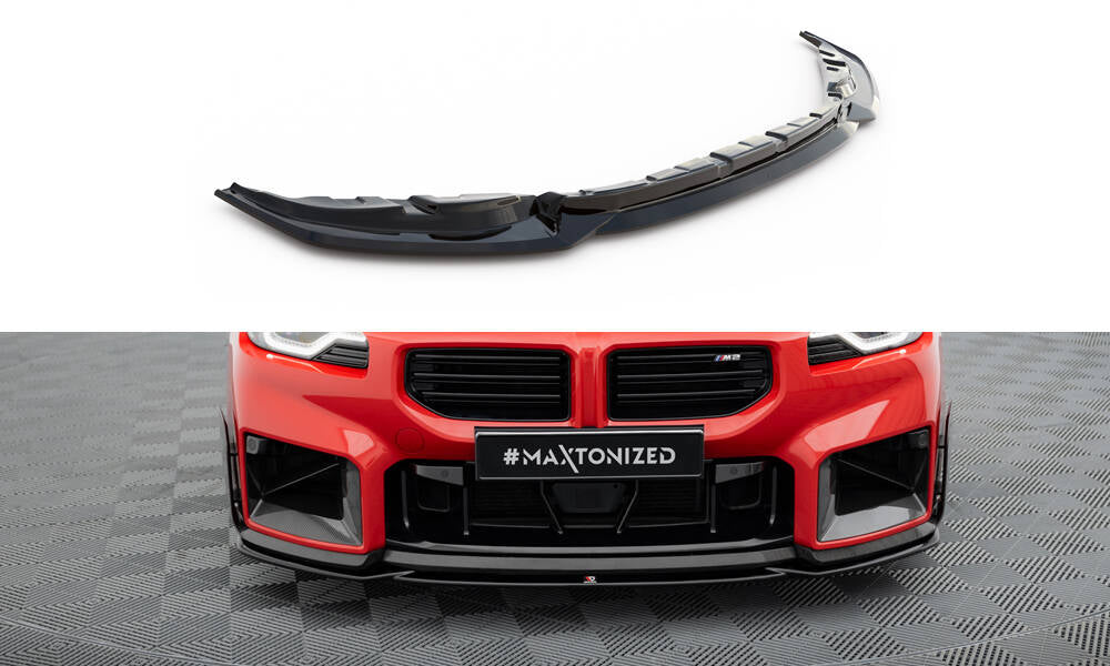 Front Ansatz für BMW M2 M-Performance G87 schwarz Hochglanz