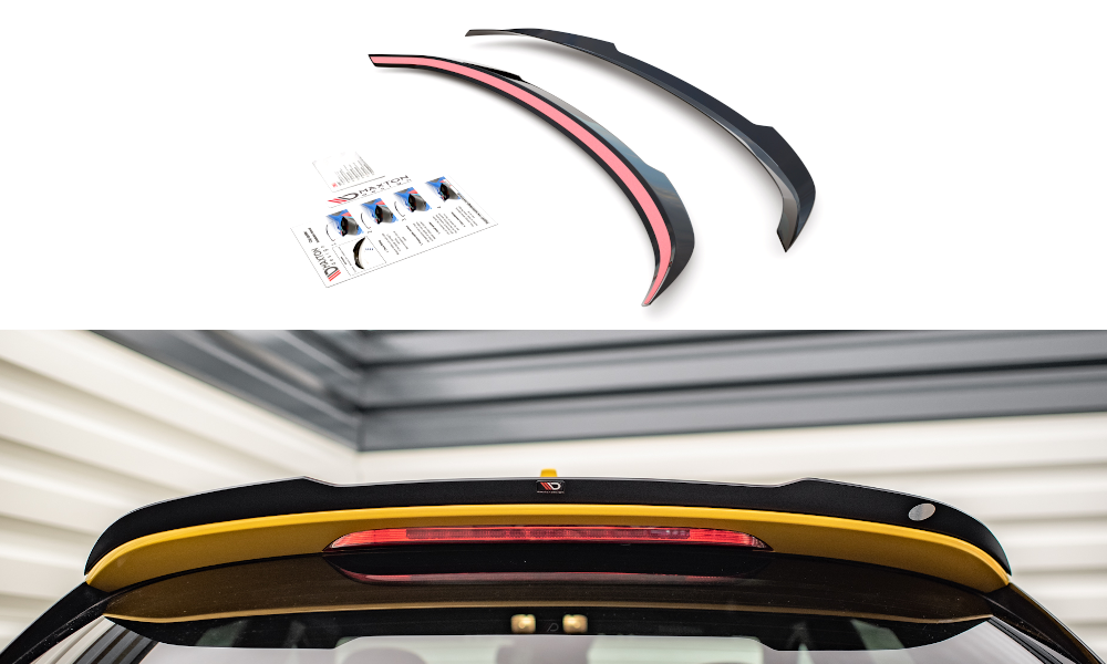 Spoiler CAP für Kia XCeed Mk1 schwarz Hochglanz