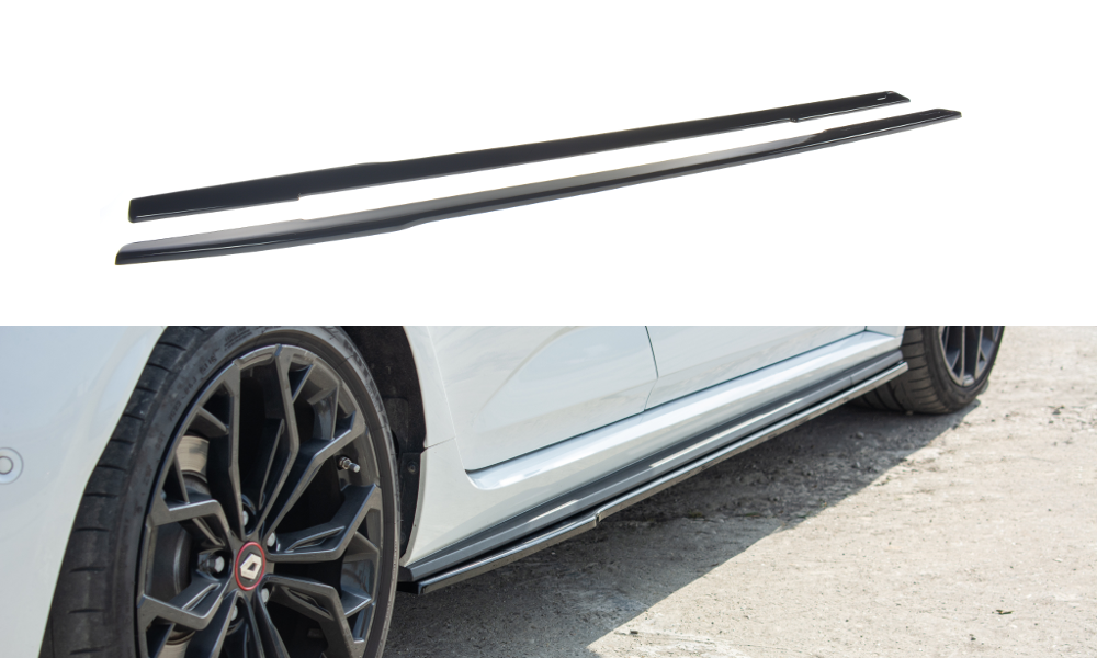 Seitenschweller Ansatz für Renault Megane IV RS Carbon Look