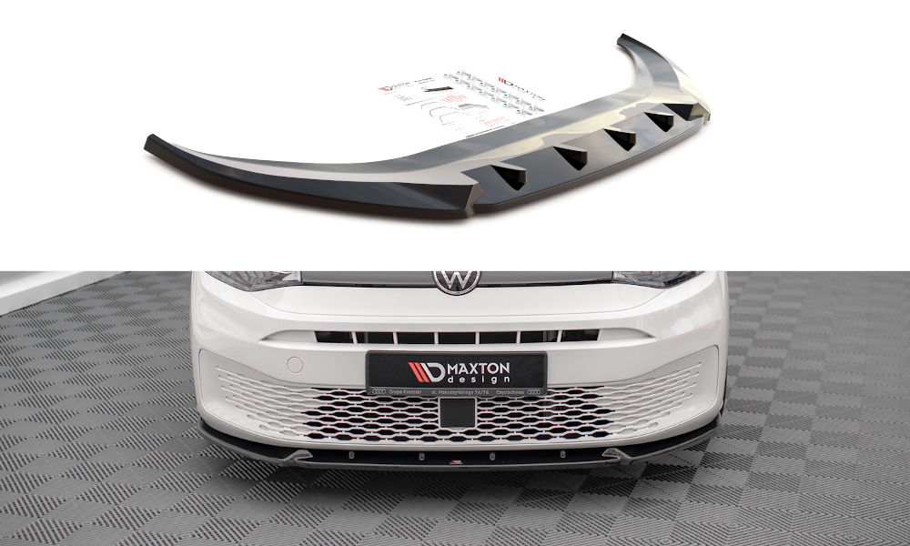 Front Ansatz V.2 für VW Caddy Mk5 schwarz Hochglanz