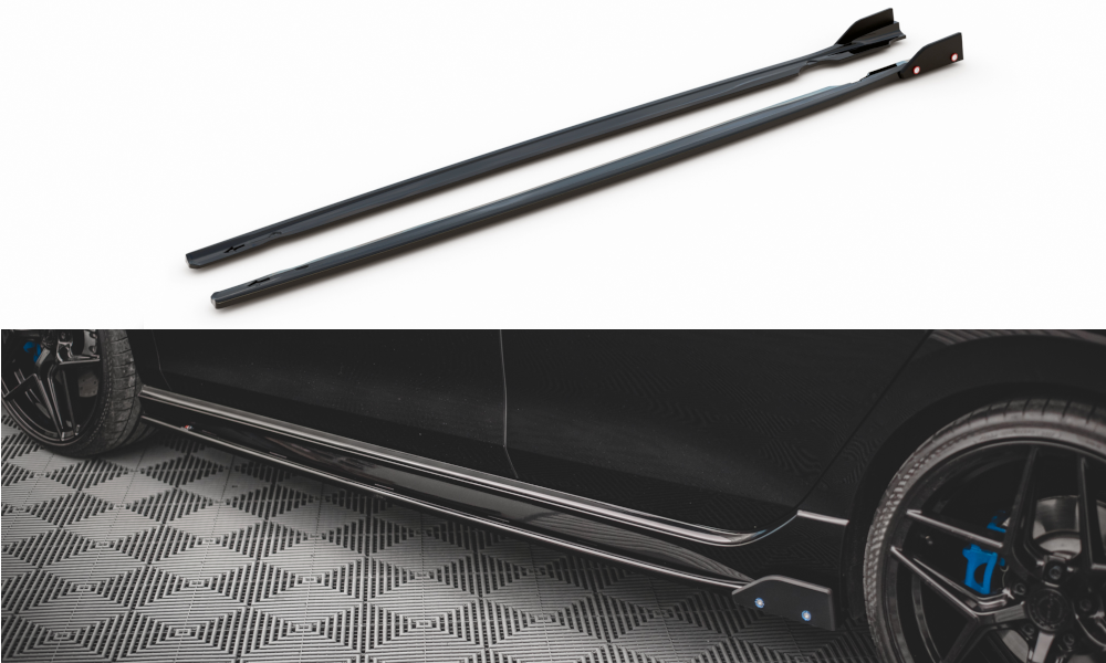 Seitenschweller Ansatz für V.2 für + Flaps Volkswagen Golf R Mk8