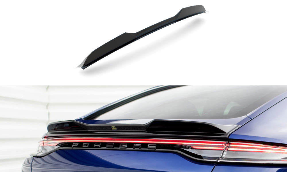 Spoiler CAP 3D für Porsche Panamera E-Hybrid 971 Facelift schwarz Hochglanz