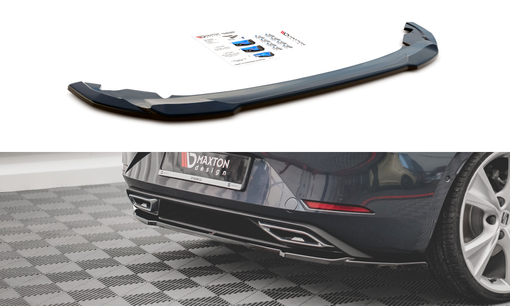 Heckansatz Seat Leon FR Hatchback Mk4 schwarz Hochglanz