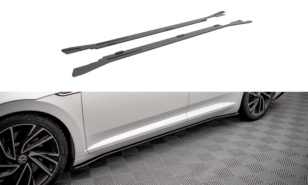 Street Pro Seitenschweller Ansatz für V.2 für Volkswagen Arteon R / R-Line Facelift