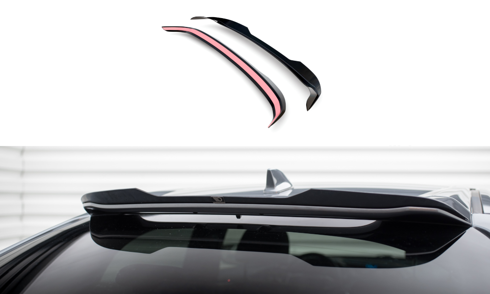 Höher Spoiler CAP für Honda Civic Sport Mk 10 schwarz Hochglanz
