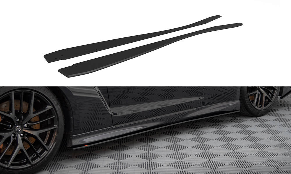 Street Pro Seitenschweller Ansatz für Nissan GTR R35 Facelift