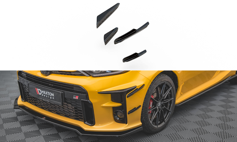 Stoßstangen Flaps Wings vorne Canards für Toyota GR Yaris Mk4