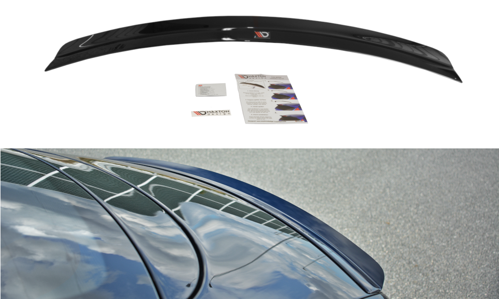 Spoiler CAP für BENTLEY CONTINENTAL GT schwarz Hochglanz