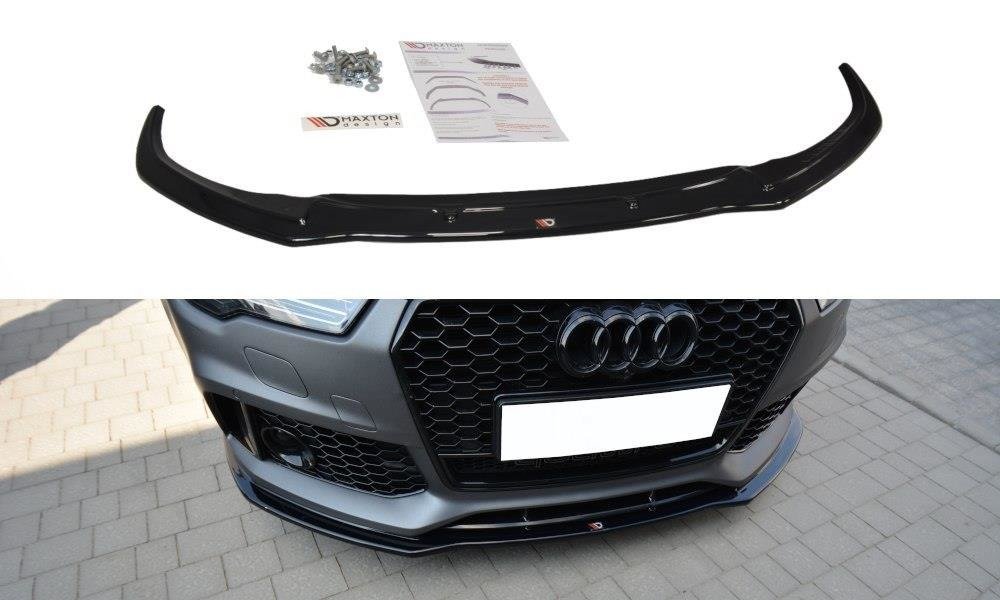 Front Ansatz V.1 für Audi RS7 C7 schwarz Hochglanz