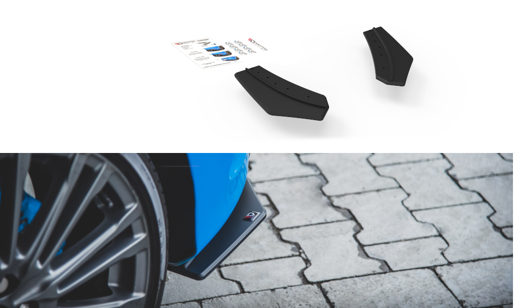 Street Pro Heck Ansatz Flaps Diffusor für Ford Focus RS Mk3