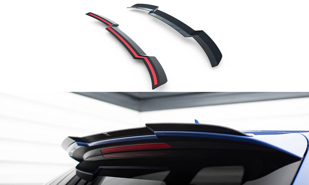 Spoiler CAP V.1 für Audi RS6 C7 / C7 Facelift schwarz Hochglanz