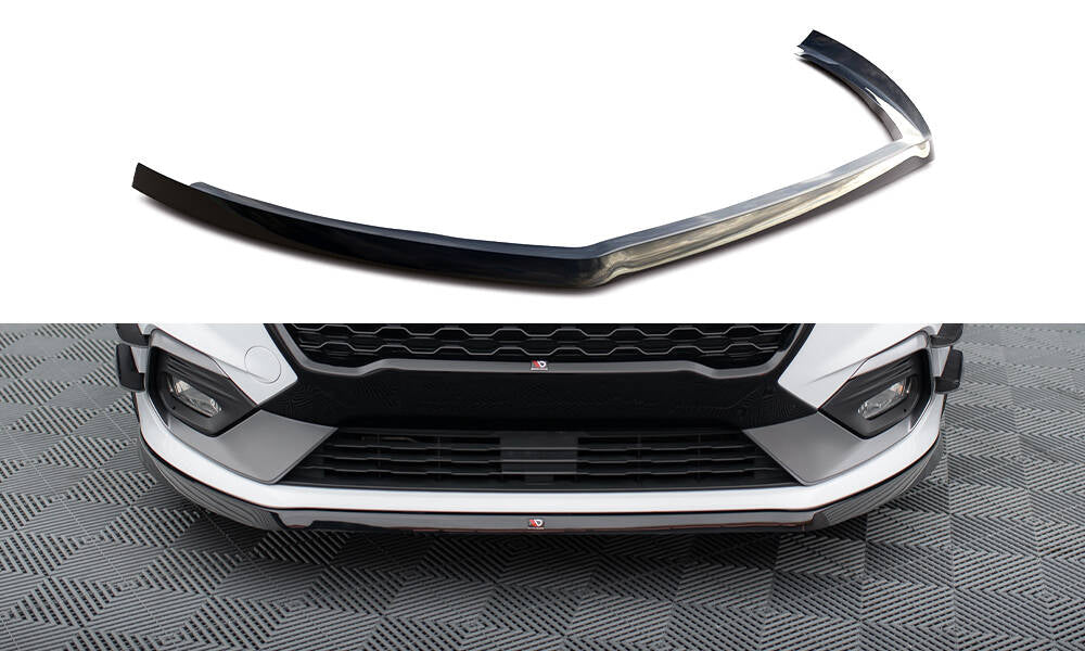 Front Ansatz V.6 für Ford Fiesta Mk8 ST / ST-Line schwarz Hochglanz