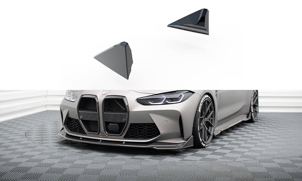 Prepreg Carbon Front Stoßstange Flaps für BMW M4 G82 / G82 Facelift