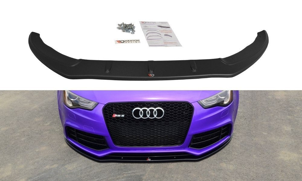 Front Ansatz für Audi RS5 8T / 8T FL schwarz Hochglanz