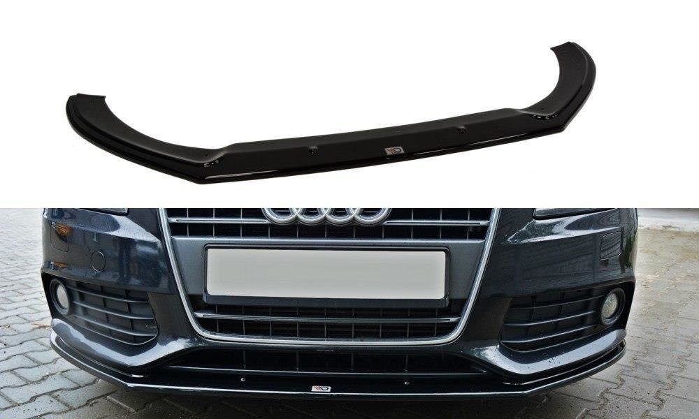 Front Diffuser V.2 Audi A4 Limousine / Avant B8 schwarz Hochglanz