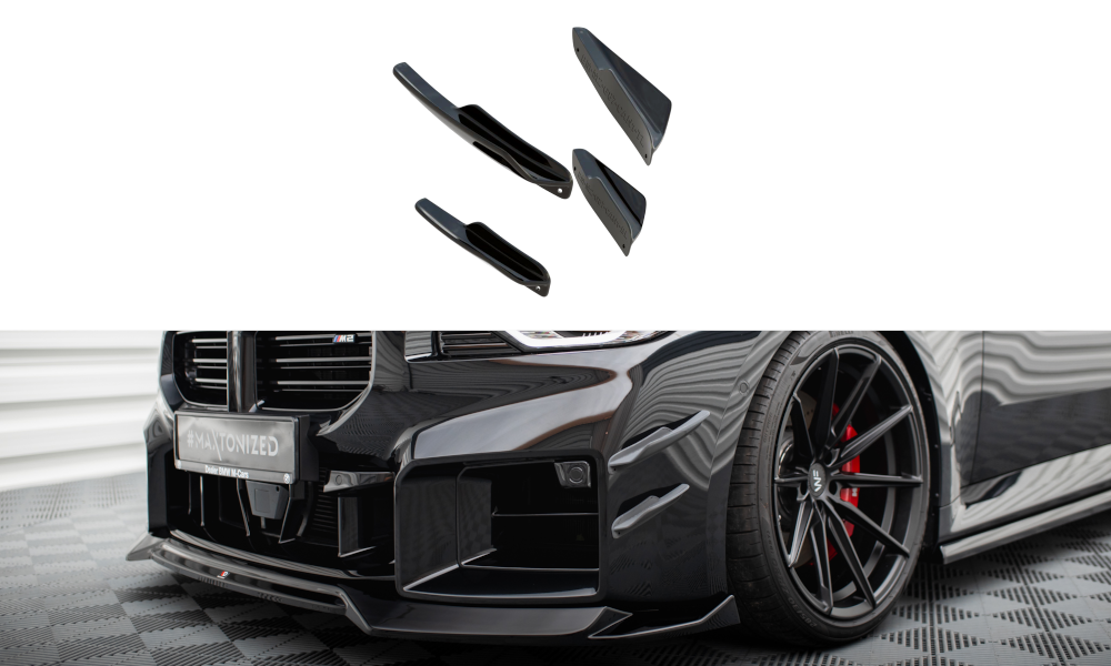 Stoßstangen Flaps Wings vorne Canards für BMW M2 G87