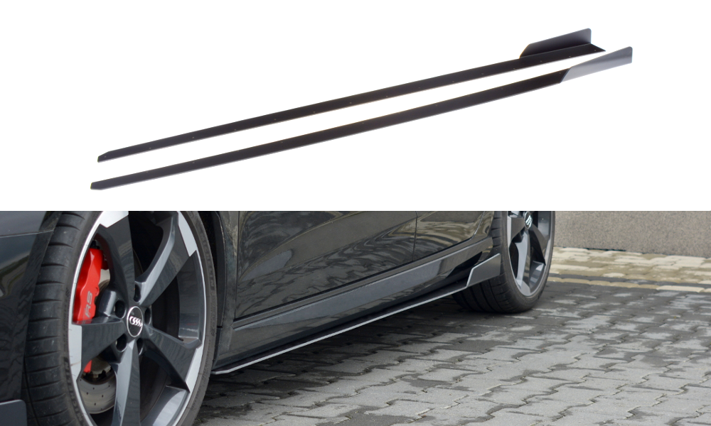 Sport Seitenschweller Ansatz V.2 für Audi RS3 8V FL Sportback