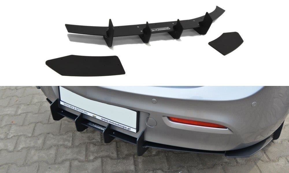 MAZDA 3 MK2 SPORT (vor Facelift) Diffusor Heck Ansatz für Heckschürze für & Heck Ansatz Flaps Diffusor für
