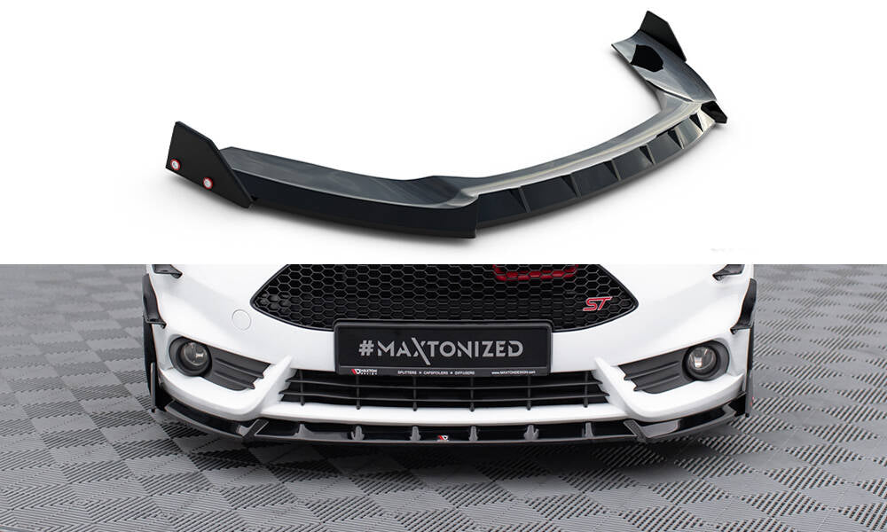 Front Ansatz V.6 + Flaps für Ford Fiesta ST Mk7 Facelift