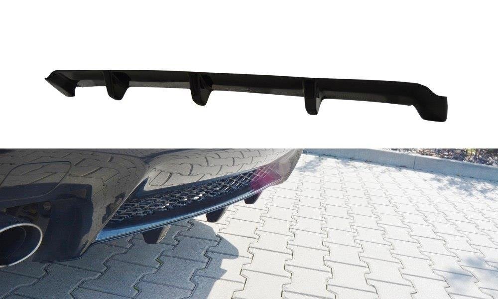 Diffusor Heck Ansatz für Lexus RC F schwarz Hochglanz