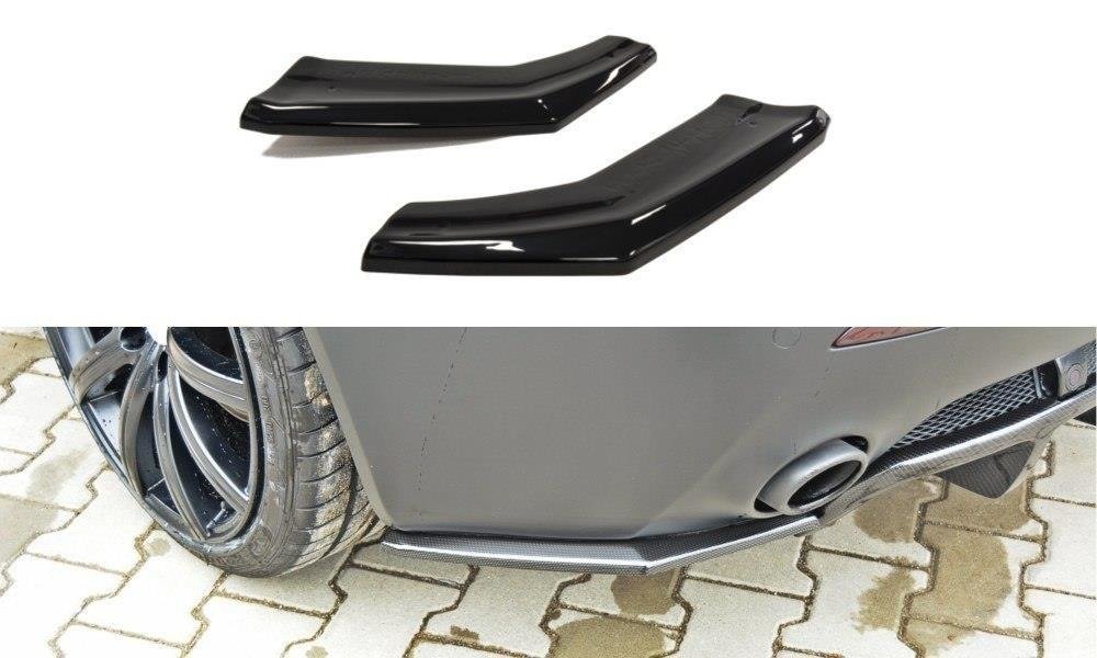 Heck Ansatz Flaps Diffusor für ASTON MARTIN V8 VANTAGE schwarz matt