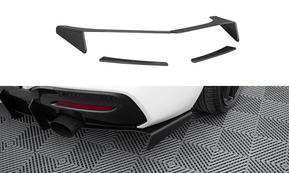 Heck Ansatz Flaps Diffusor für BMW 1er F20/F21 M-Power FACELIFT
