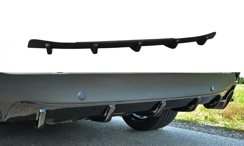 Diffusor Heck Ansatz für Mazda 6 GJ (Mk3) schwarz Hochglanz