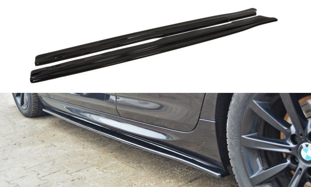 Seitenschweller Ansatz für BMW 6er Gran Coupé M Paket schwarz matt