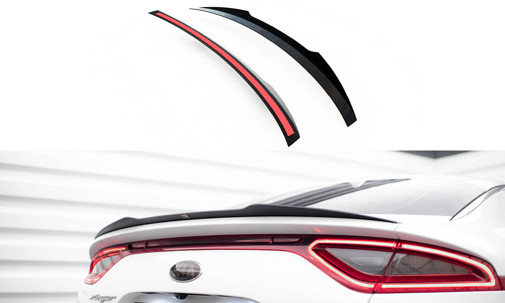 Spoiler CAP für Kia Stinger GT / GT-Line / Standard Mk1 schwarz Hochglanz