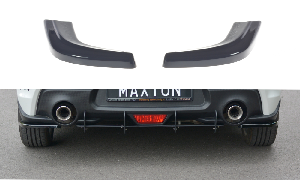 Heck Ansatz Flaps Diffusor für SUZUKI SWIFT 6 SPORT schwarz Hochglanz