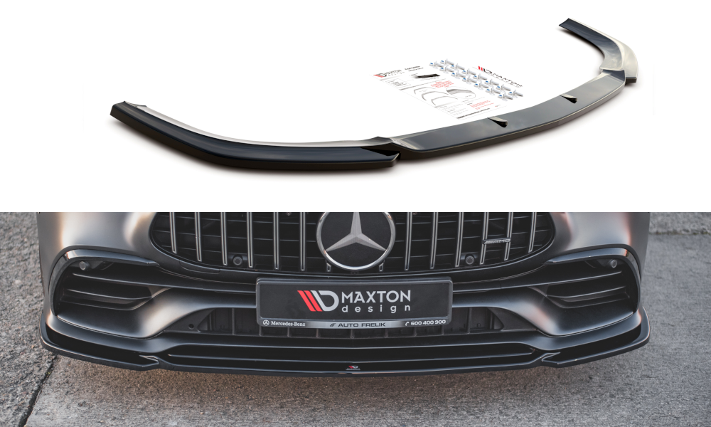 Front Ansatz V.1 für Mercedes-AMG GT 53 4-Door Coupe schwarz matt