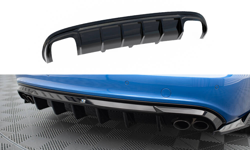Diffusor Heck Ansatz für Audi S4 Limousine / Avant B8