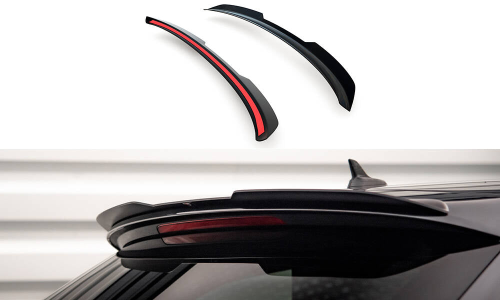 Spoiler CAP V.1 für Audi A6 C7 Avant schwarz Hochglanz