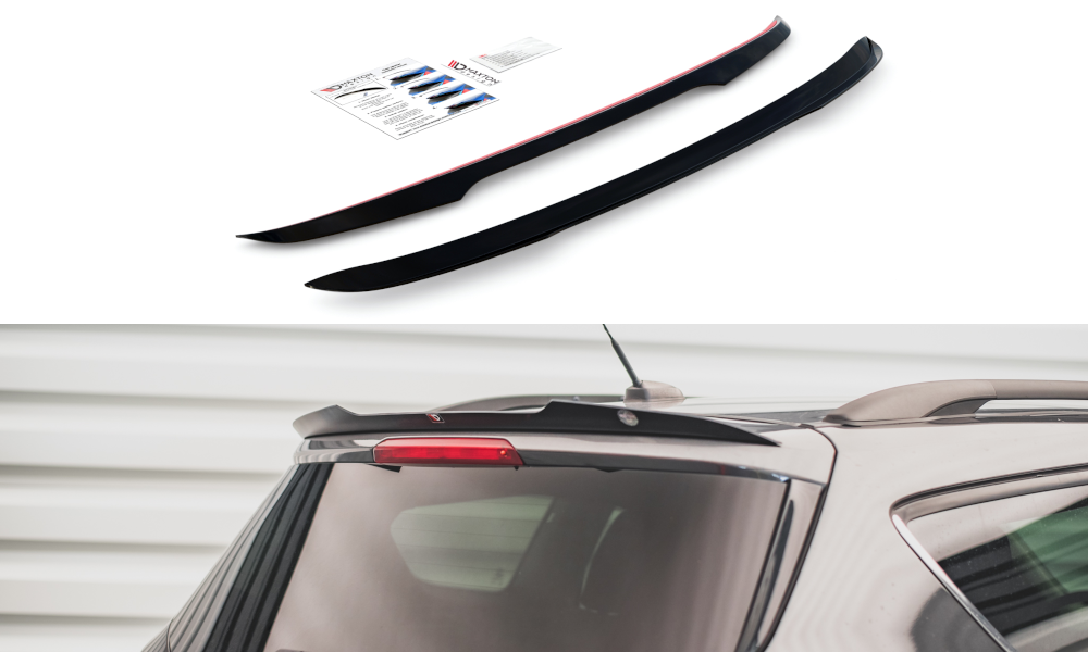 Spoiler CAP für Ford Escape Mk3 schwarz Hochglanz