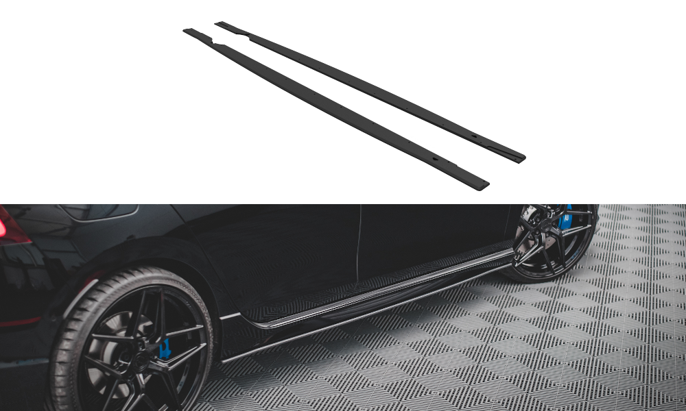 Street Pro Seitenschweller Ansatz für VW Golf R Mk8 Facelift